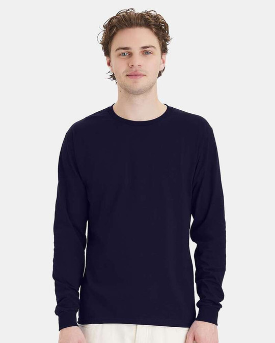 Hanes 5286 - Camiseta de Manga Larga ComfortSoft® Heavyweight