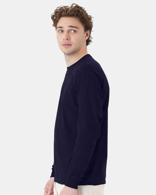 Hanes 5286 - Camiseta de Manga Larga ComfortSoft® Heavyweight