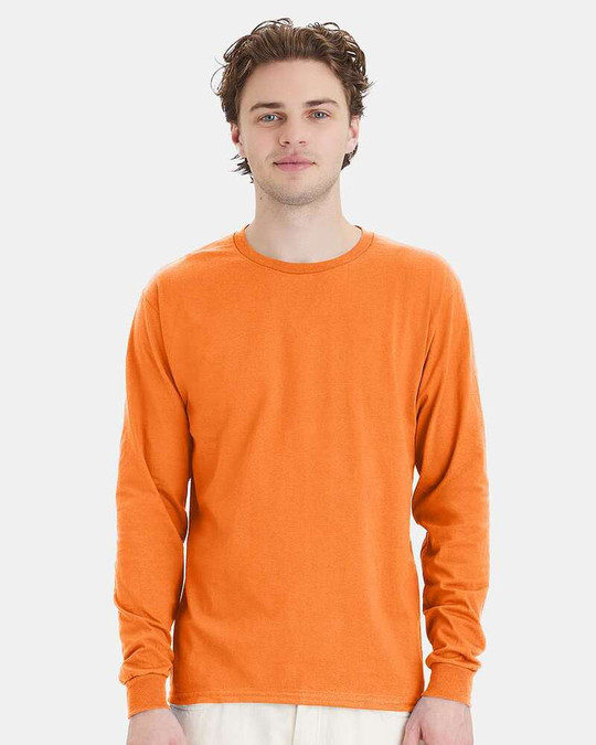 Hanes 5286 - Camiseta de Manga Larga ComfortSoft® Heavyweight