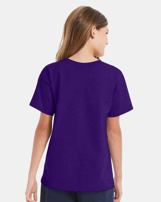 Hanes 5480 - Camiseta Juvenil ComfortSoft® de Peso Pesado