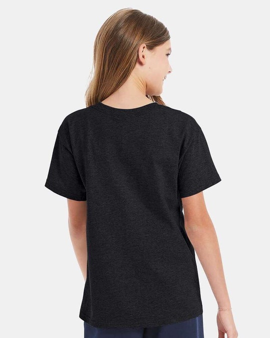 Hanes 5480 - Camiseta Juvenil ComfortSoft® de Peso Pesado