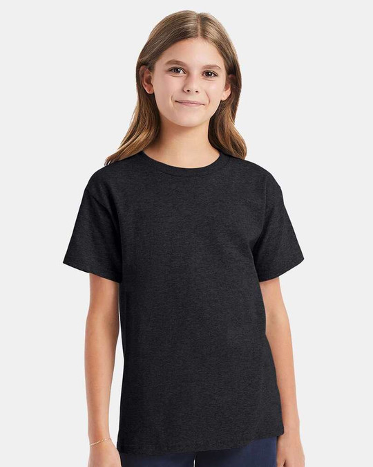 Hanes 5480 - Camiseta Juvenil ComfortSoft® de Peso Pesado