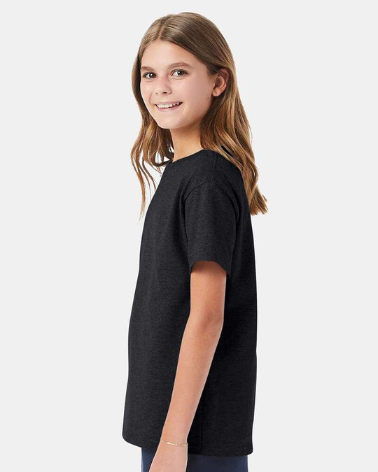 Hanes 5480 - Camiseta Juvenil ComfortSoft® de Peso Pesado