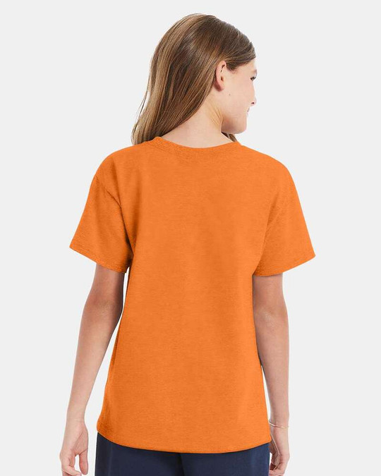 Hanes 5480 - Camiseta Juvenil ComfortSoft® de Peso Pesado