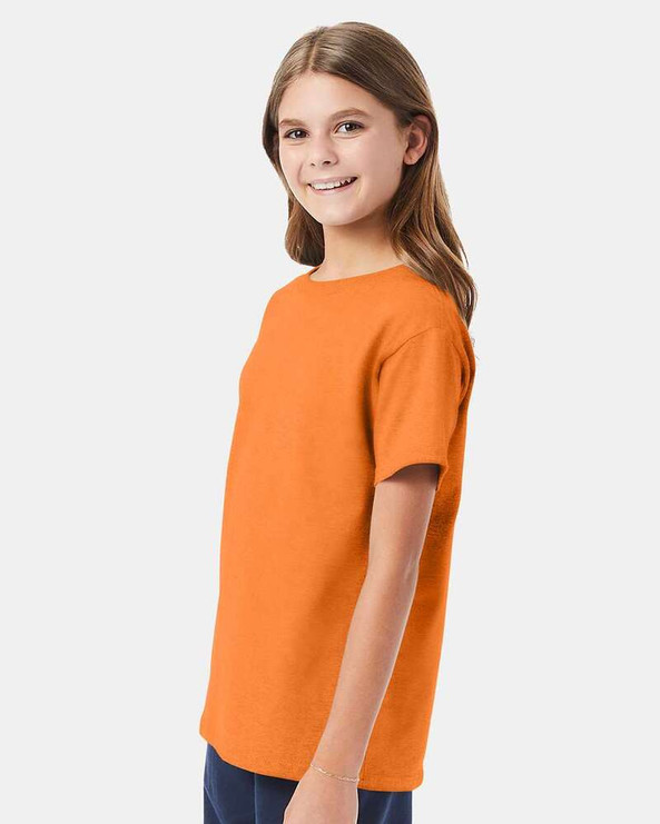 Hanes 5480 - Camiseta Juvenil ComfortSoft® de Peso Pesado