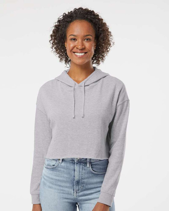 Independent Trading Co. AFX64CRP - Women's Lightweight Crop Hooded Pullover