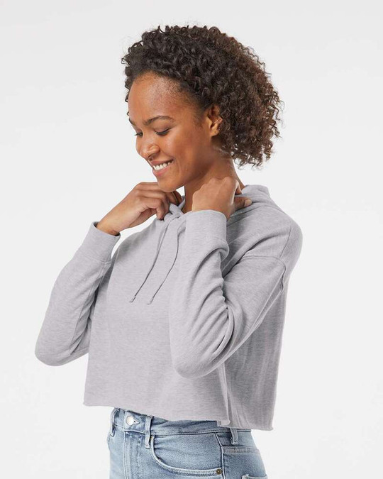 Independent Trading Co. AFX64CRP - Women's Lightweight Crop Hooded Pullover