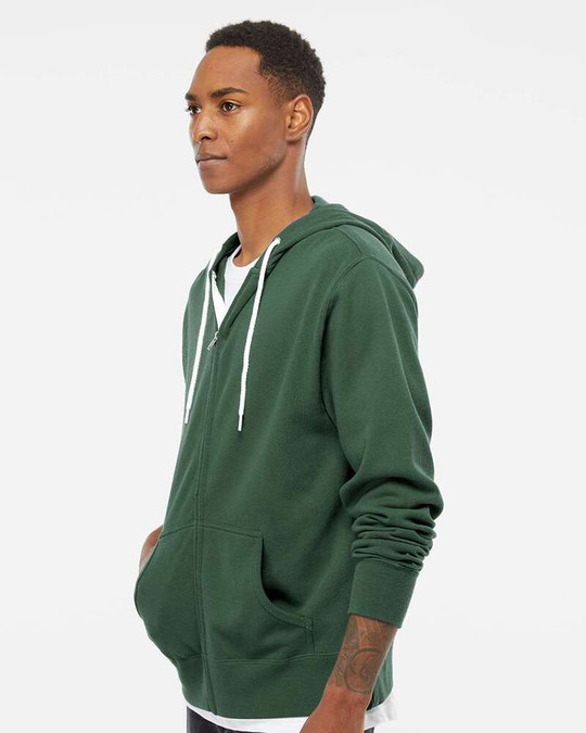 Independent Trading Co. AFX90UNZ - Buzo unisex con capucha y cierre entero