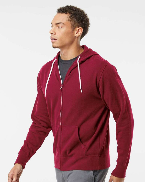 Independent Trading Co. AFX90UNZ - Unisex Full-Zip Hooded Sweatshirt