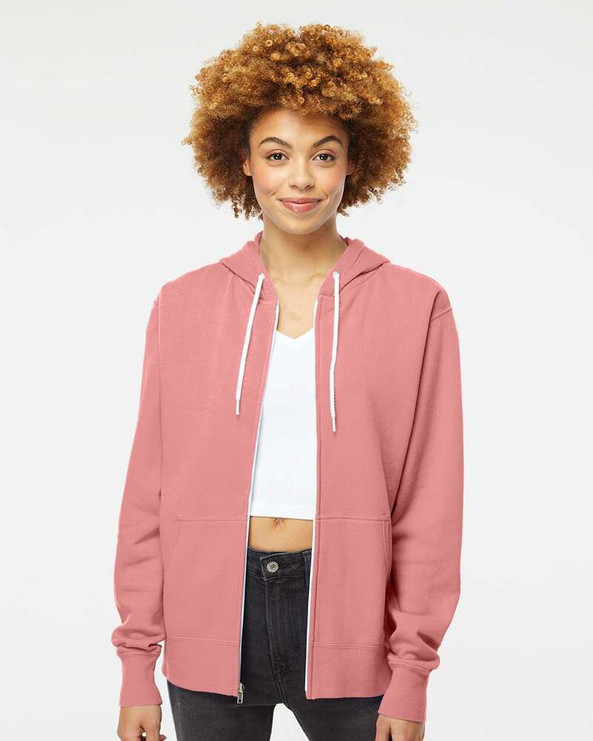 Independent Trading Co. AFX90UNZ - Unisex Full-Zip Hooded Sweatshirt