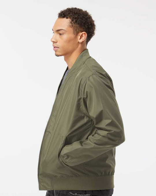 Independent Trading Co. EXP52BMR - Men's Lightweight Bomber Jacket
