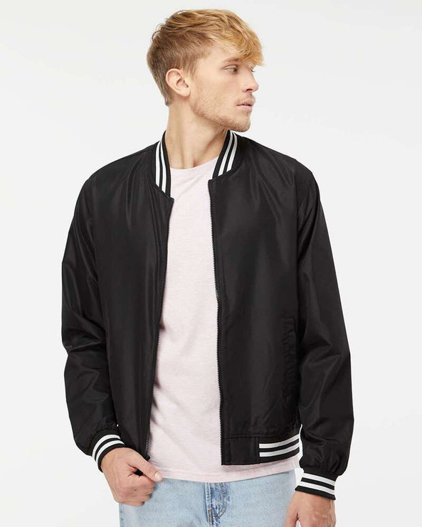 Independent Trading Co. EXP52BMR - Men's Lightweight Bomber Jacket