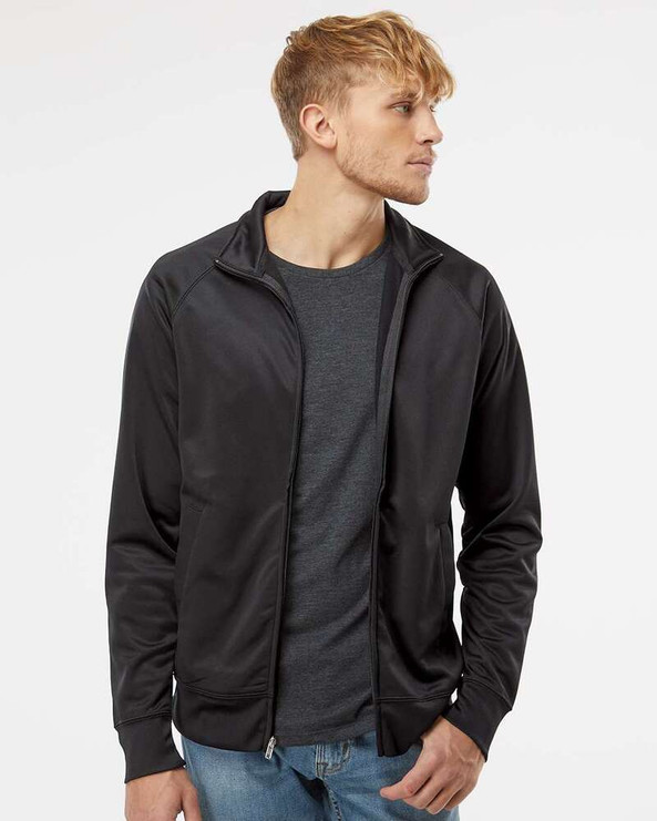 Independent Trading Co. EXP70PTZ - Unisex Lightweight Poly-tech Zip Track Jacket