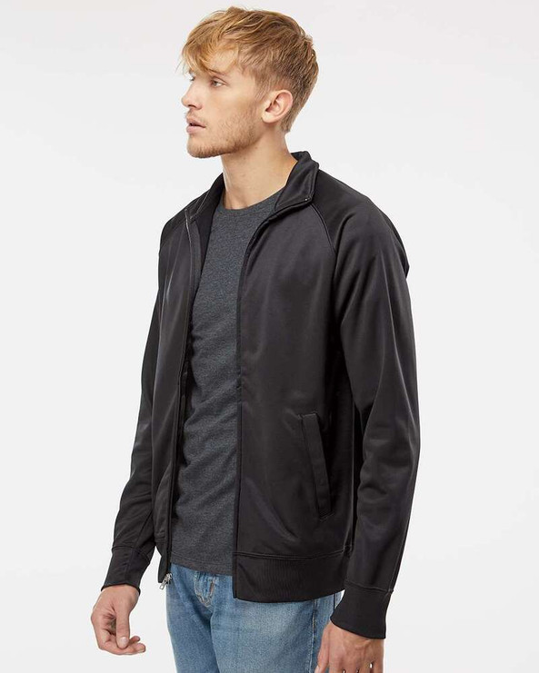 Independent Trading Co. EXP70PTZ - Unisex Lightweight Poly-tech Zip Track Jacket
