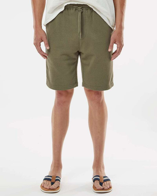 Independent Trading Co. IND20SRT - Pantalones Cortos de Forro Polar de Peso Medio