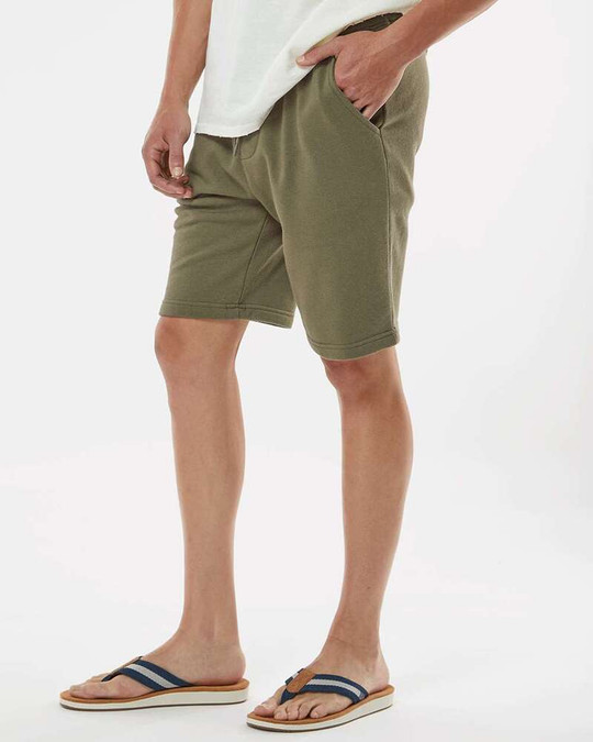 Independent Trading Co. IND20SRT - Pantalones Cortos de Forro Polar de Peso Medio