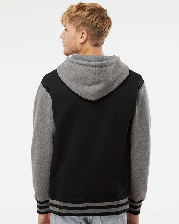 Independent Trading Co. IND45UVZ - Unisex Varsity Full-Zip Hooded Sweatshirt