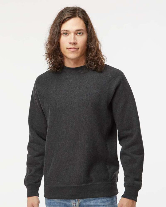 Independent Trading Co. IND5000C - Legend - Sudadera Premium Heavyweight Cross-Grain con Cuello Redondo