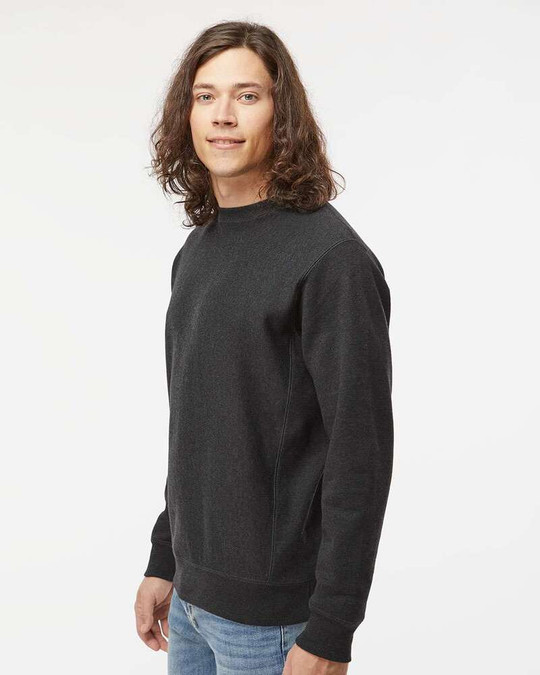 Independent Trading Co. IND5000C - Legend - Sudadera Premium Heavyweight Cross-Grain con Cuello Redondo