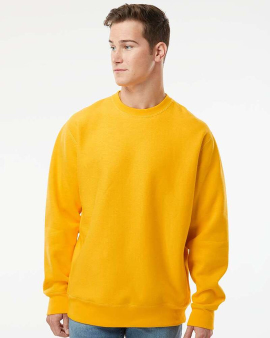Independent Trading Co. IND5000C - Legend - Sudadera Premium Heavyweight Cross-Grain con Cuello Redondo