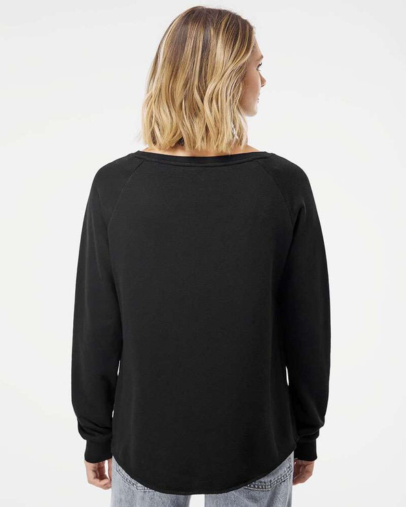 Independent Trading Co. PRM2000 - Women's California Wave Wash Crewneck Sweatshirt