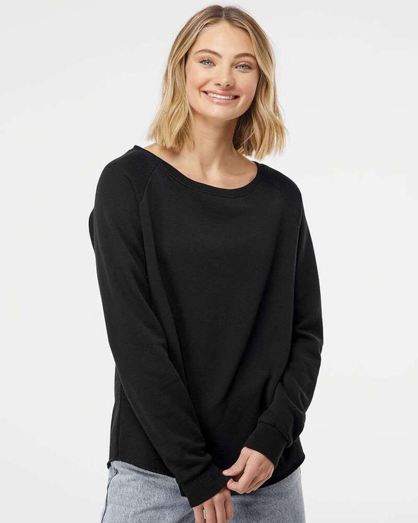 Independent Trading Co. PRM2000 - Women's California Wave Wash Crewneck Sweatshirt