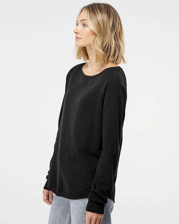 Independent Trading Co. PRM2000 - Women's California Wave Wash Crewneck Sweatshirt