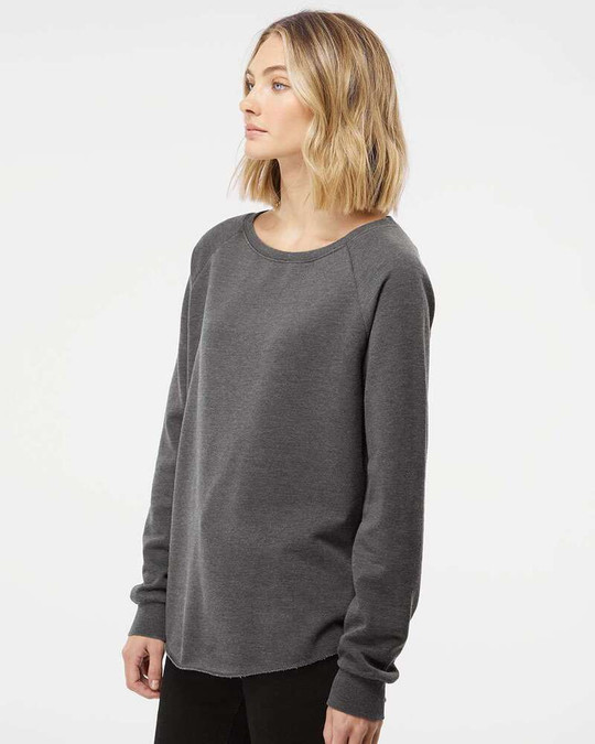 Independent Trading Co. PRM2000 - Women's California Wave Wash Crewneck Sweatshirt