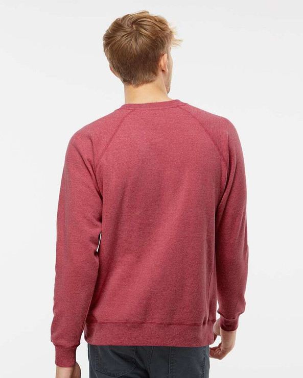 Independent Trading Co. PRM30SBC - Unisex Special Blend Raglan Crewneck Sweatshirt