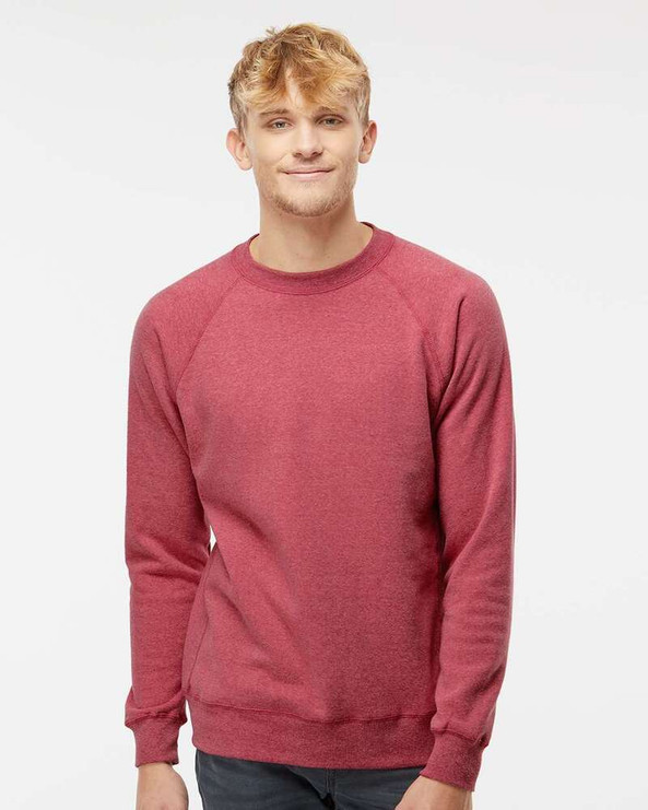 Independent Trading Co. PRM30SBC - Unisex Special Blend Raglan Crewneck Sweatshirt