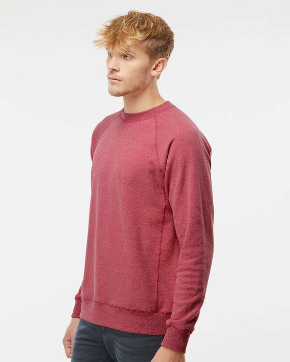 Independent Trading Co. PRM30SBC - Unisex Special Blend Raglan Crewneck Sweatshirt