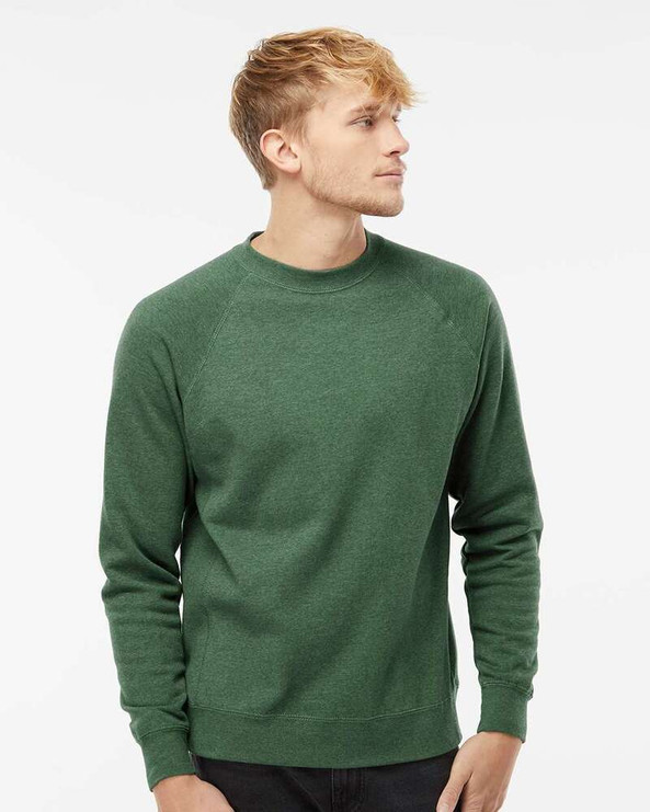 Independent Trading Co. PRM30SBC - Unisex Special Blend Raglan Crewneck Sweatshirt