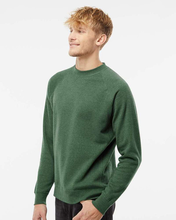 Independent Trading Co. PRM30SBC - Unisex Special Blend Raglan Crewneck Sweatshirt