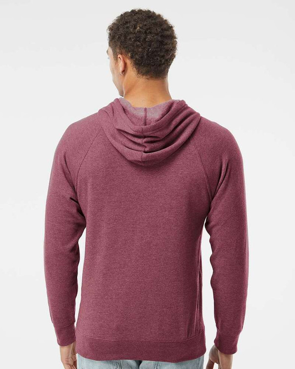 Independent Trading Co. PRM33SBP - Buzo con capucha con mangas Raglan de mezcla especial unisex