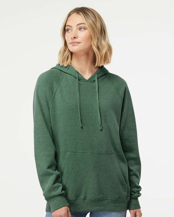 Independent Trading Co. PRM33SBP - Unisex Special Blend Raglan Hooded Sweatshirt