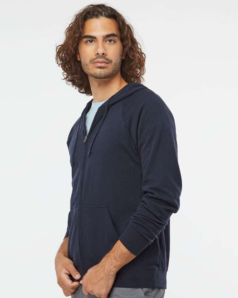 Independent Trading Co. PRM33SBZ - Sudadera con capucha y cremallera completa Unisex Special Blend Raglan