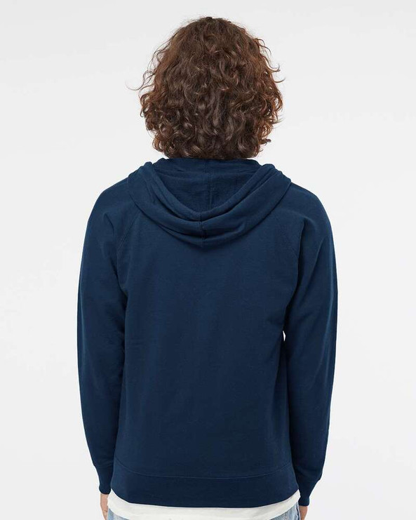 Independent Trading Co. SS1000Z - Icon Unisex Lightweight Loopback Terry Full-Zip Hooded Sweatshirt