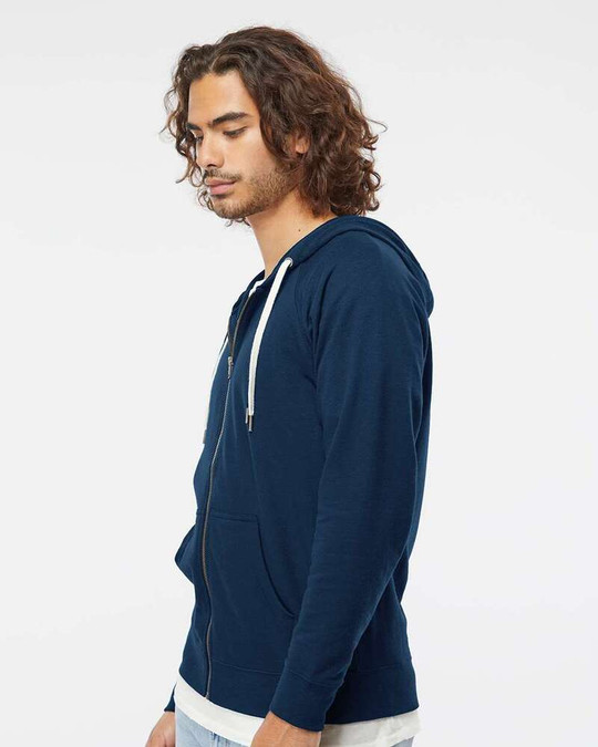 Independent Trading Co. SS1000Z - Icon Unisex Ligero Loopback Terry Full-Zip Hooded Sweatshirt
