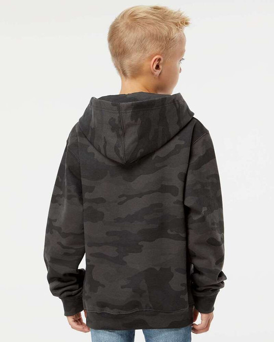Independent Trading Co. SS4001Y - Sudadera con capucha de peso medio para jóvenes