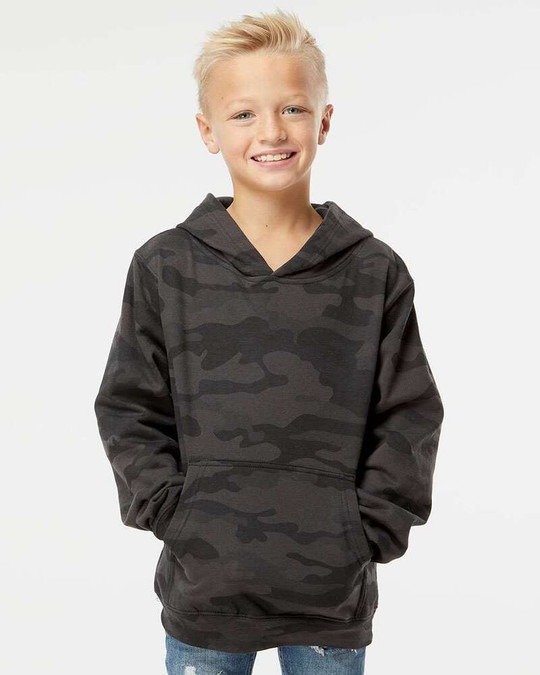 Independent Trading Co. SS4001Y - Sudadera con capucha de peso medio para jóvenes