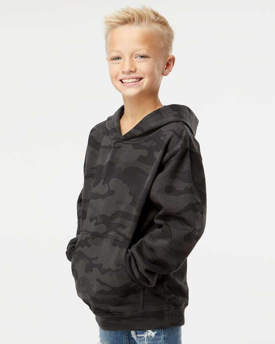 Independent Trading Co. SS4001Y - Sudadera con capucha de peso medio para jóvenes