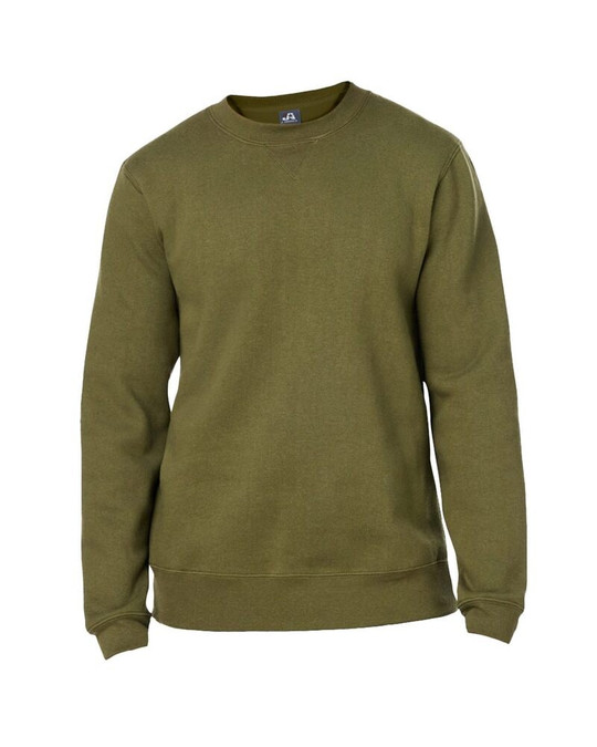 J. America 8424 - Sudadera Premium Fleece de cuello redondo