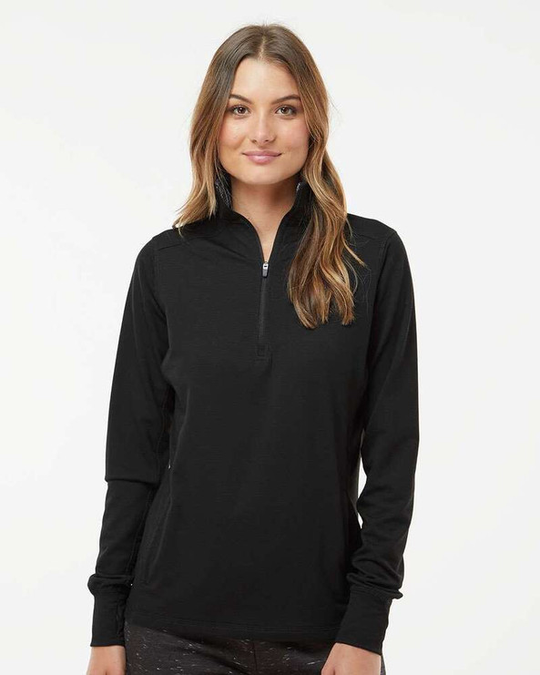 J. America 8433 - Women’s Omega Stretch Quarter-Zip Pullover