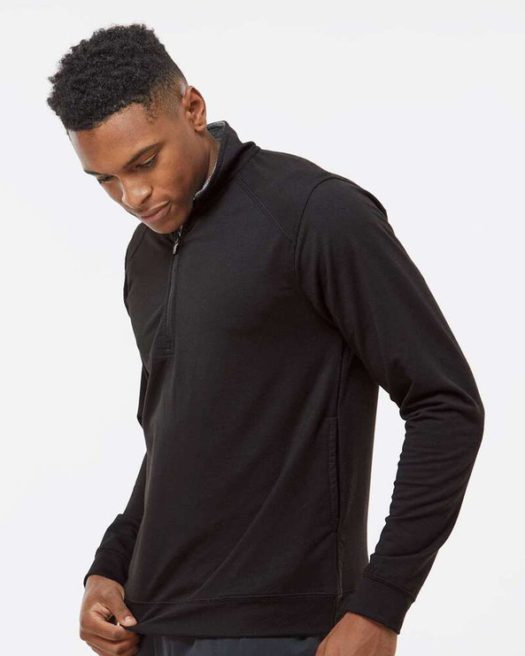 J. America 8434 - Omega Stretch Quarter-Zip Pullover