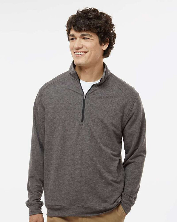 J. America 8434 - Omega Stretch Quarter-Zip Pullover