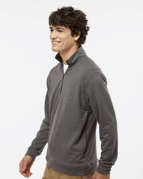 J. America 8434 - Omega Stretch Quarter-Zip Pullover