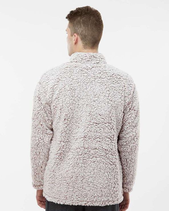 J. America 8454 - Sherpa Quarter-Zip Pullover