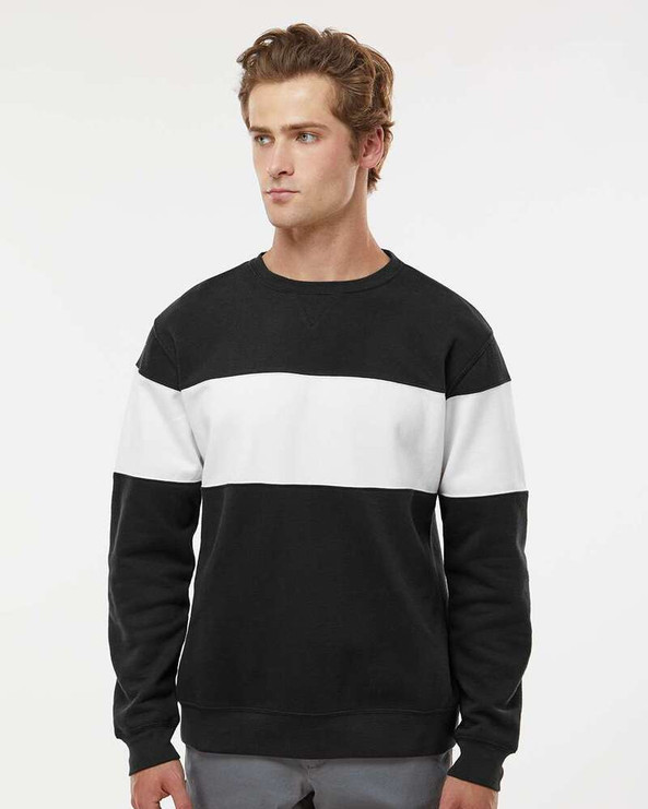 J. America 8646 - Varsity Fleece Crewneck Sweatshirt
