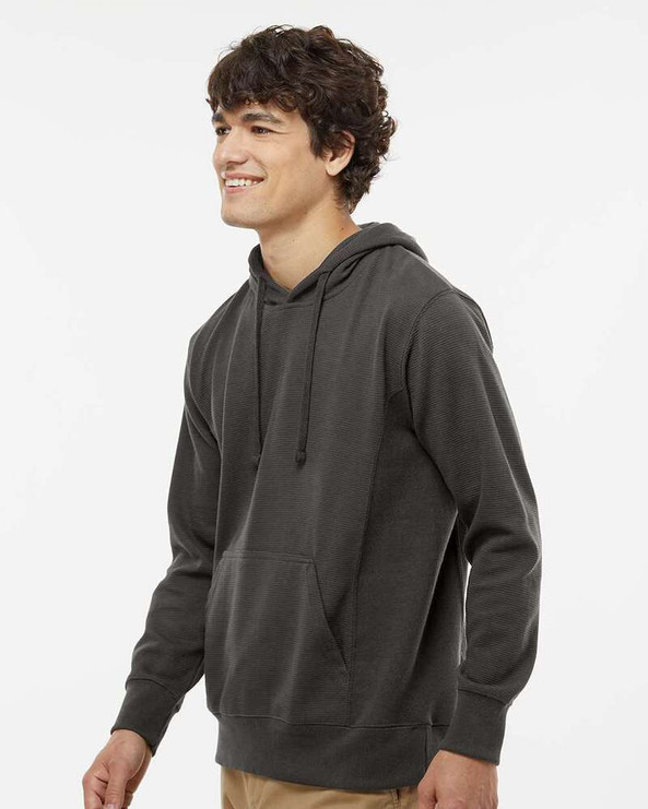 J. America 8706 - Ripple Fleece Hooded Sweatshirt