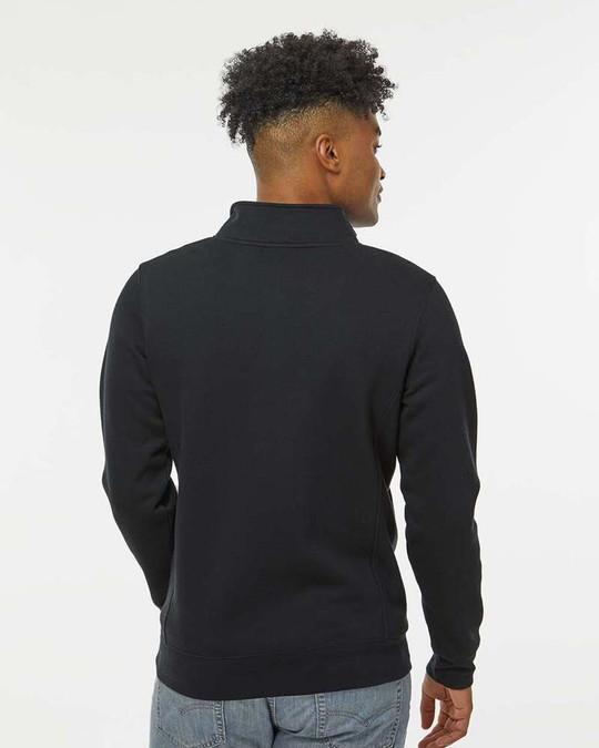 J. America 8717 - Sudadera de forro polar grueso con cremallera de un cuarto